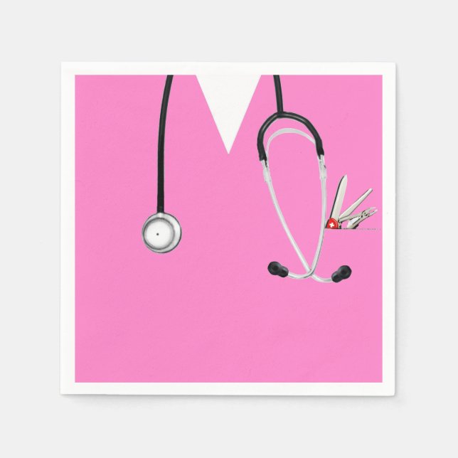 Serviette En Papier Docteur (Devant)