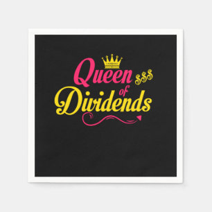 Serviette En Papier Don de la Reine des dividendes du capitalisme