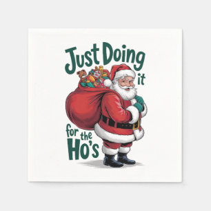 Serviette En Papier Don de Noël au Père Noël