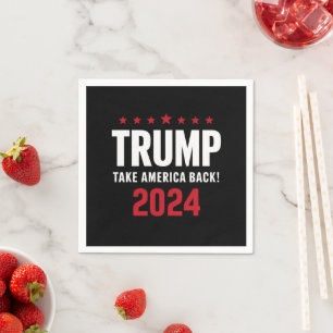 Serviette En Papier Donald Trump 2024 redonne l'élection américaine