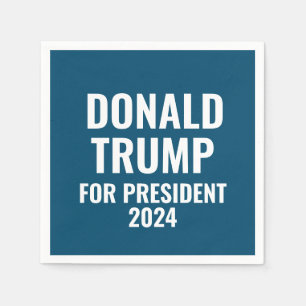 Serviette En Papier Donald Trump à la présidence 2024