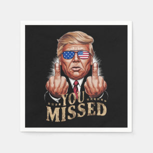 Serviette En Papier Donald Trump - L'élection américaine vous a manqué