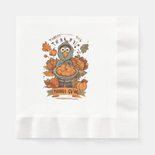 Serviette En Papier Donner des remerciements et partager l'amour