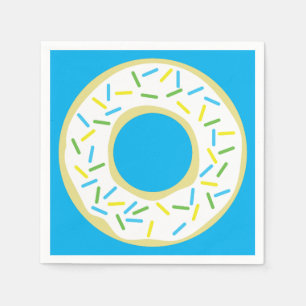 Serviette En Papier Donut Kid's Birthday Party Cute