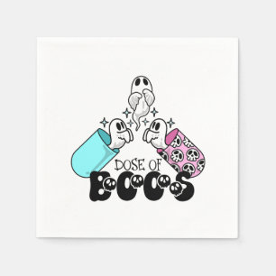 Serviette En Papier Dose de Boos Drôle Fantôme Médicale Halloween