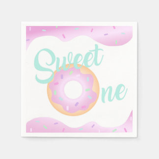 Serviette En Papier Douce 1 Anniversaire Napkin