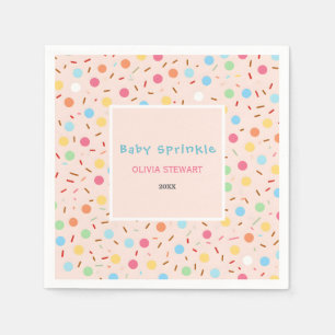 Serviette En Papier Douce Baby Shower aquarelle