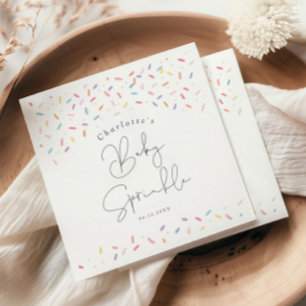 Serviette En Papier Douce Baby Shower Arc-en-ciel