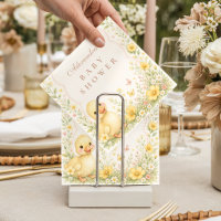 Douce Caneton Fête Prénatale de Bébé Fleur Sauvage