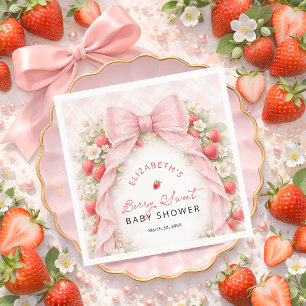 Serviette En Papier Douce Coquette Ruban Bébé Fait Doux