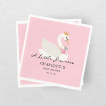 Douce Fête de Naissance Princesse Cygne Rose