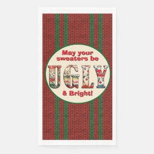 Serviette En Papier Douille de Noël moche Papier Napkin