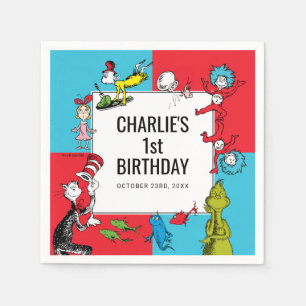 Serviette En Papier Dr. Seuss - Personnages Anniversaire Enfants