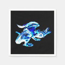 Dragon bleu givre x 50