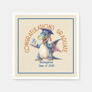 Serviette En Papier Dragon Kindergarten, Cocktail Standard
