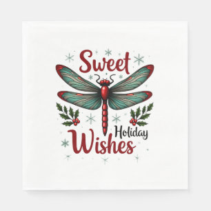 Serviette En Papier Dragonfly des ailes de sucre de canne