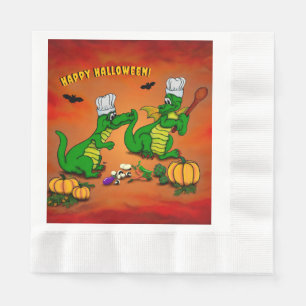 Serviette En Papier Dragons - Joyeux Halloween ! Aujourd'hui je vais c