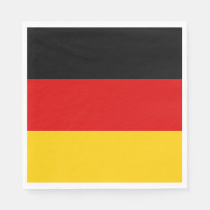 Serviette En Papier Drapeau allemand