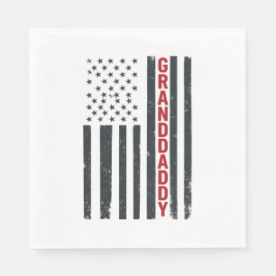 Serviette En Papier Drapeau américain grand-père Design patriotique vi