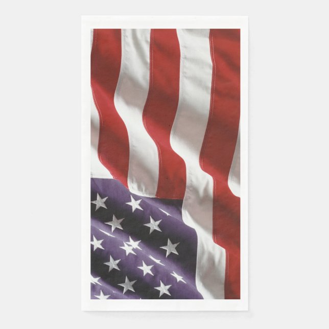 Serviette En Papier Drapeau américain - USA (Devant)