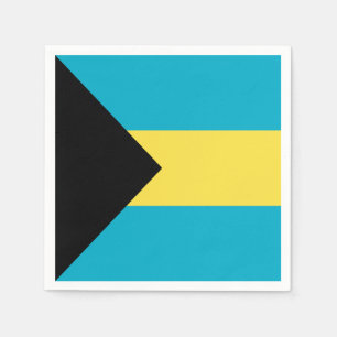 Serviette En Papier Drapeau bahaméen