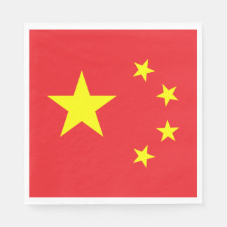 Serviette En Papier Drapeau chinois