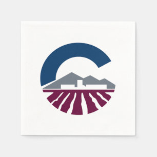 Serviette En Papier Drapeau de Chandler, Arizona