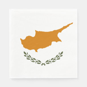 Serviette En Papier Drapeau de Chypre