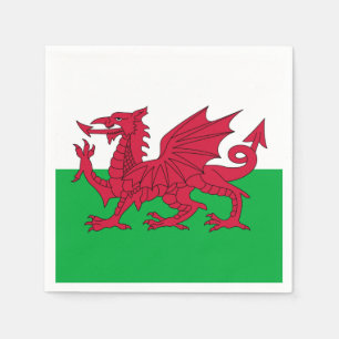 Serviette En Papier Drapeau de dragon gallois