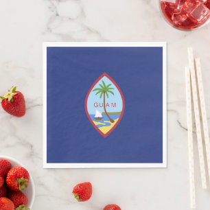 Serviette En Papier Drapeau de Guam
