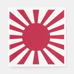 Serviette En Papier Drapeau de guerre impérial du Japon