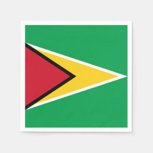 Serviette En Papier Drapeau de Guyana