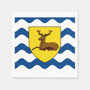 Serviette En Papier Drapeau de Hertfordshire Papier serviettes