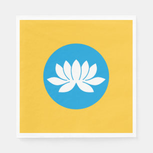 Serviette En Papier Drapeau de Kalmoukie