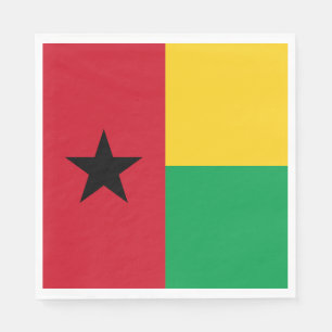 Serviette En Papier Drapeau de la Guinée-Bissau