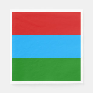 Serviette En Papier Drapeau de la République de Carélie
