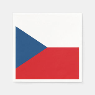 Serviette En Papier Drapeau de la République tchèque