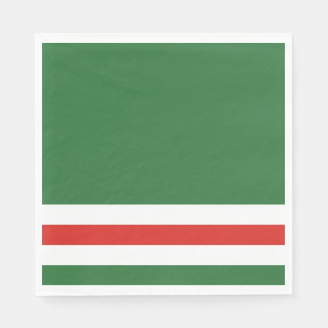 Serviette En Papier Drapeau de la République tchétchène d'Ichkeria (Devant)