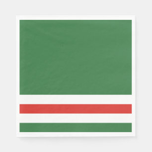Serviette En Papier Drapeau de la République tchétchène d'Ichkérie