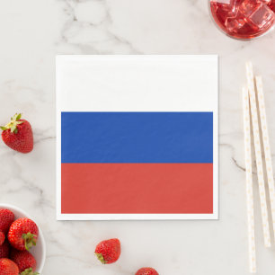 Serviette En Papier Drapeau de la Russie