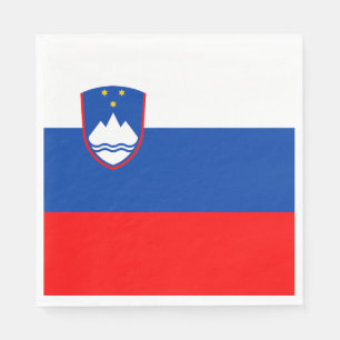 Serviette En Papier Drapeau de la Slovénie
