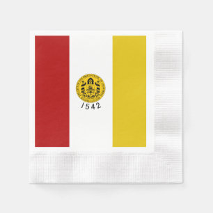 Serviette En Papier Drapeau de la ville de San Diego