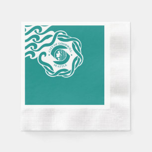 Serviette En Papier Drapeau de la ville de Seattle