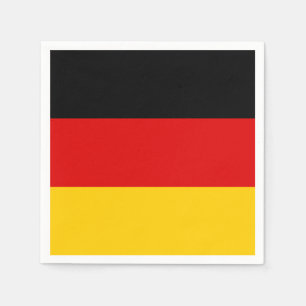 Serviette En Papier Drapeau de l'Allemagne Papier serviettes