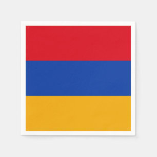 Serviette En Papier Drapeau de l'Arménie