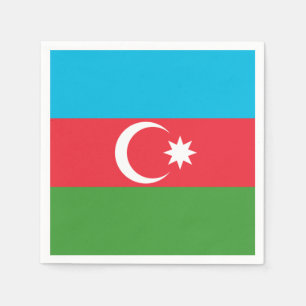 Serviette En Papier Drapeau de l'Azerbaïdjan