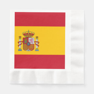 Serviette En Papier Drapeau de l'Espagne - Bandera de Espana