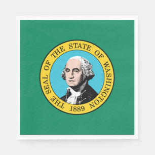 Serviette En Papier Drapeau de l'État de Washington