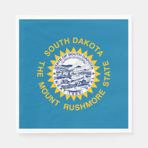 Serviette En Papier Drapeau de l'État du Dakota du Sud