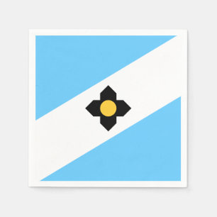 Serviette En Papier Drapeau de Madison, serviettes du Wisconsin